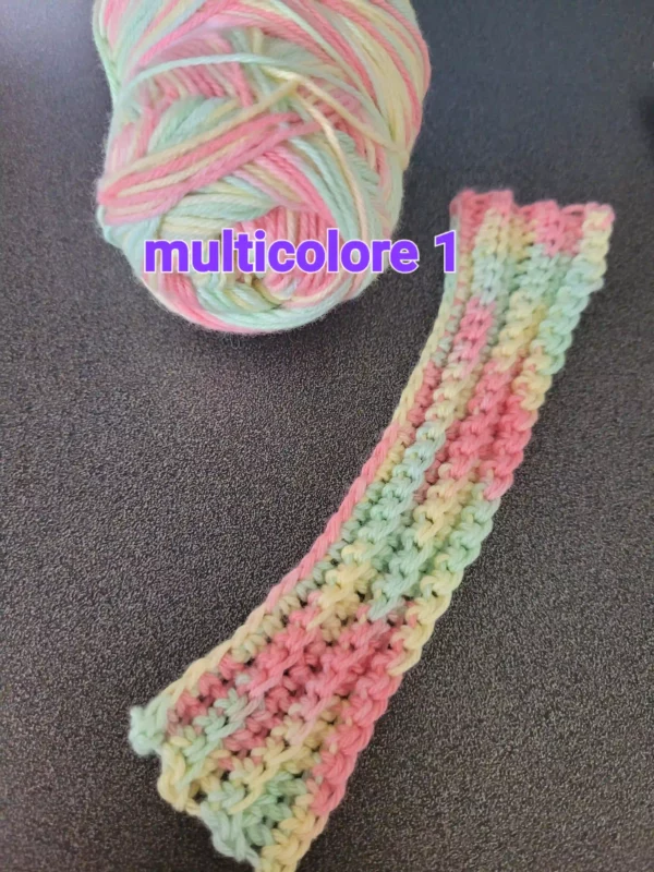 bande crochetée couleur multicolore 1