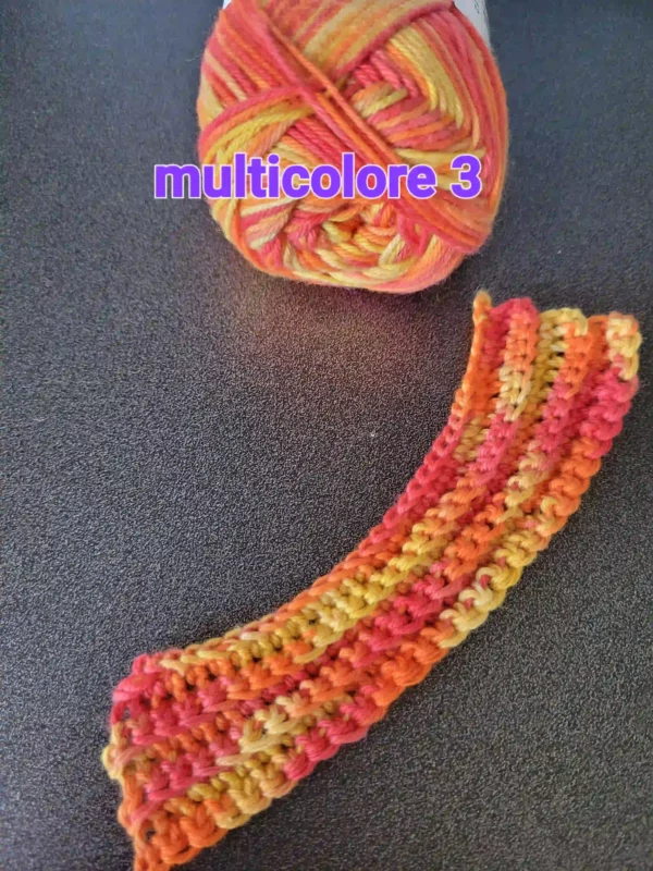 bande crochetée couleur multicolore 3